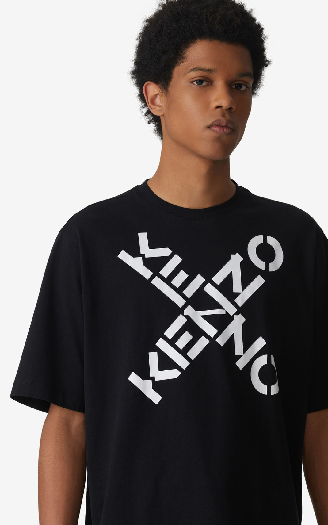 Kenzo Sport Big X T Shirt Black For Mens 0319VENKU